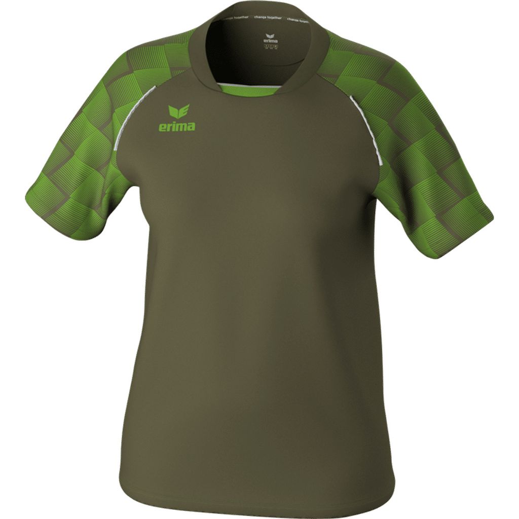 Erima Evo Star Trikot Kurzarm Damen - Khaki / Green Gecko