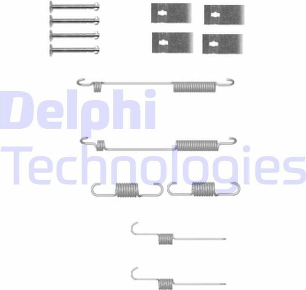 DELPHI Zubehörsatz Bremsbacken LY1332 Hinten für HYUNDAI Produktbild 