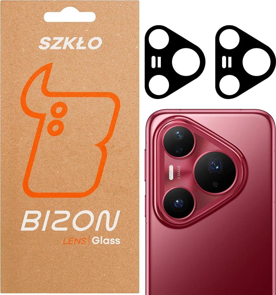 Gehärtetes Glas für die Kamera für Huawei Pura 80 Pro / Pro Plus, Bizon Glass Lens, 2 Stück