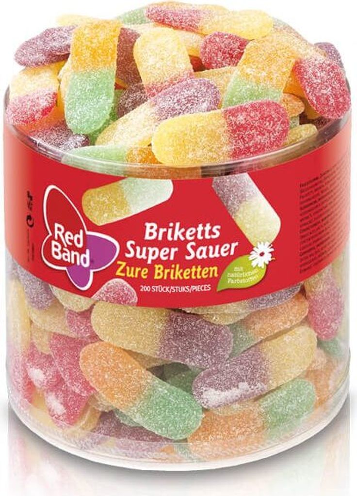 Red Band Briketts super sauer 200 Stück, 1150g Produktbild 