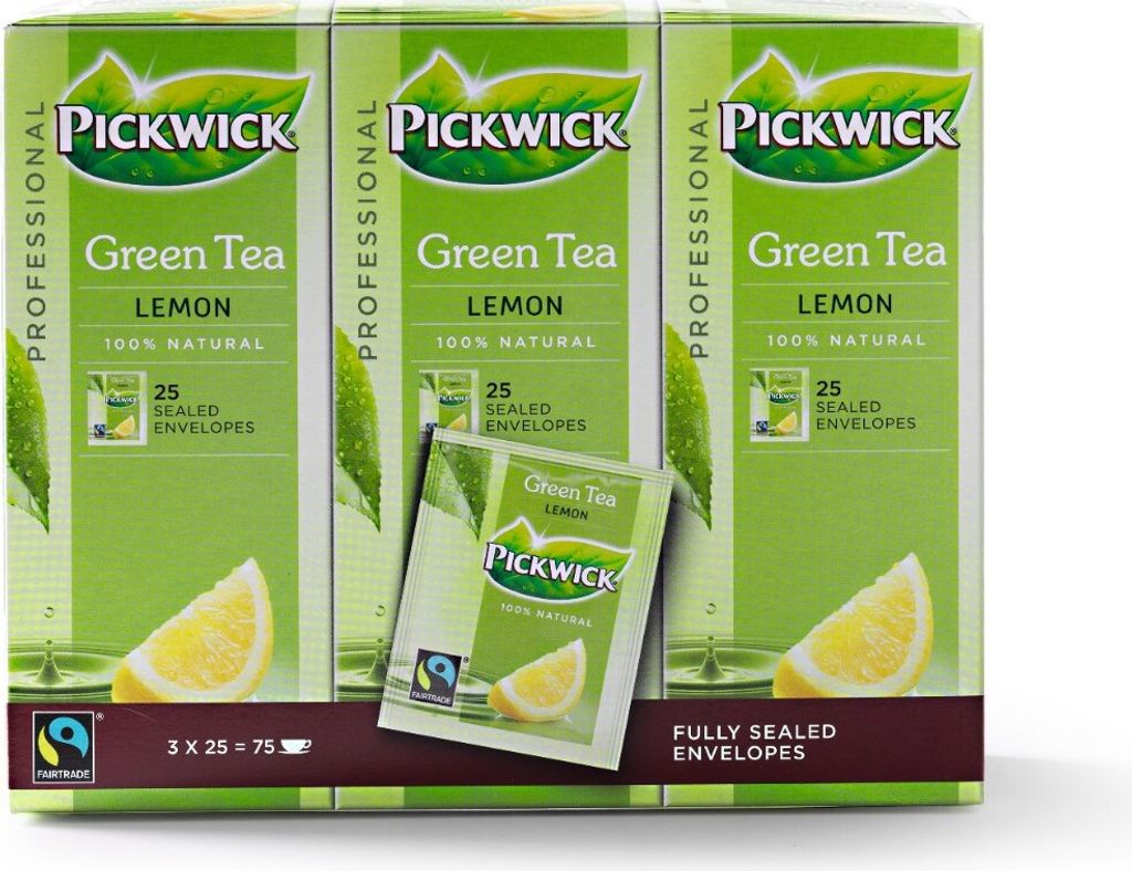 Pickwick Professioneller Grüntee Zitrone Fairtrade 150 Gramm