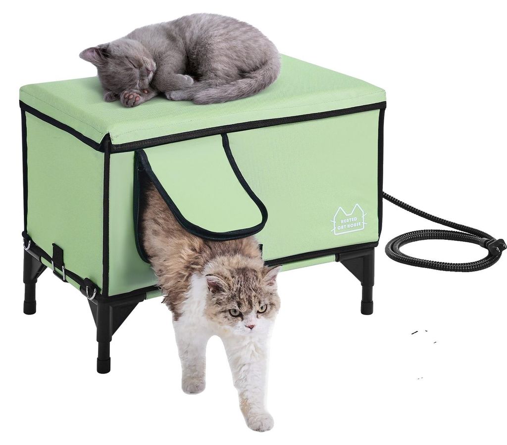 VEVOR Abri pour chat surélevé et chauffé, abri pour chat Image du produit 
