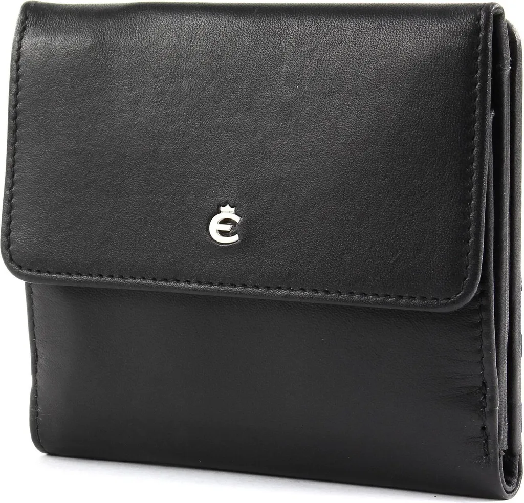 Esquire Harry Portafoglio Scatola Viennese Pelle RFID - Nero Elegante