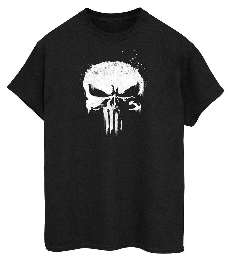The Punisher - T-Shirt für Herren, Baumwolle BI57132 (L) (Schwarz)