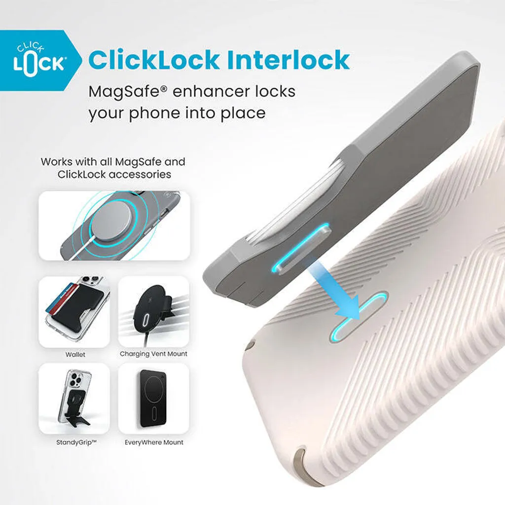 Coque Antichoc iPhone 16 Plus Speck Presidio2 Grip MagSafe ClickLock - 3