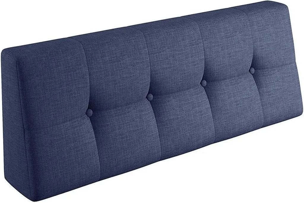 Lermowood Kissen „Verona“ für Palettenmöbel 100x40 Blau – Produktbild 