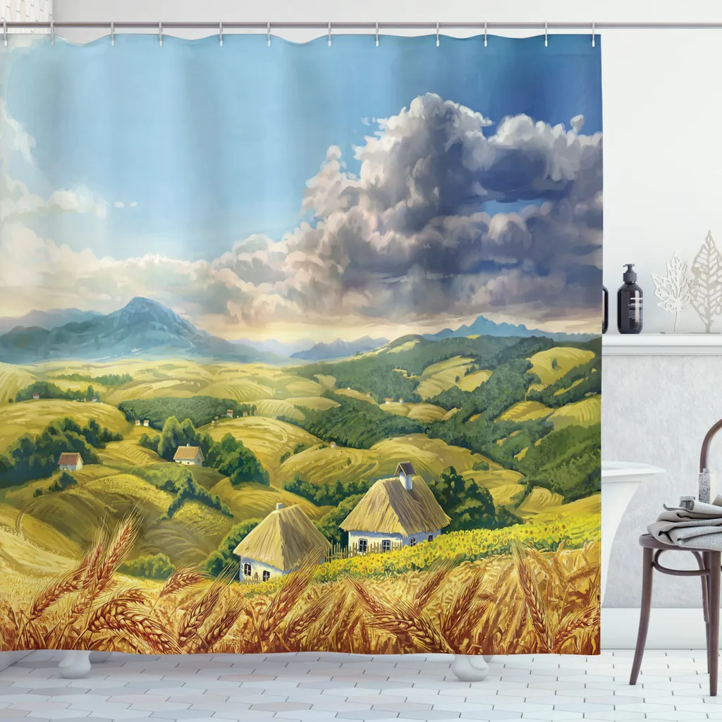 Tenda Bagno ABAKUHAUS Case Rurali: Atmosfera Estiva e Relax 175x180