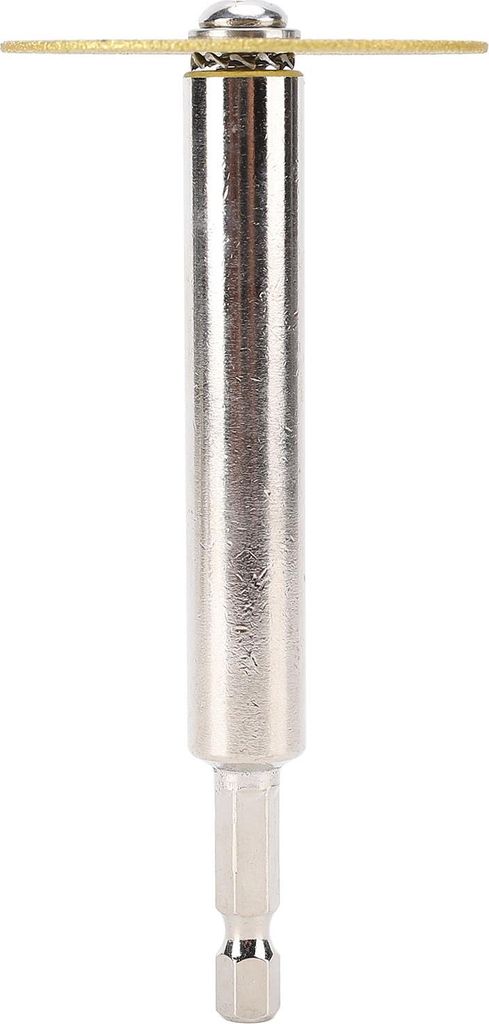 Diamant -Schneidbl?tterrad mit 1/4 Zoll Sechskant Shank Kohlenstoffstahl -Drehwerkzeugscheibe fr PVC -Rohrschneider 10 cm Pole