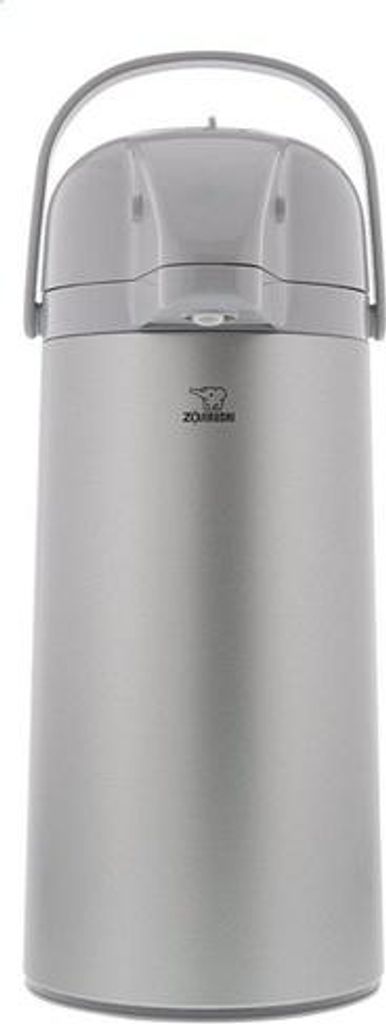 Zojirushi Edelstahl Pump-Thermoskanne - 1,9L - Silber Grau