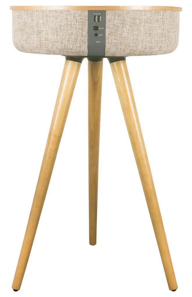 Table de Chevet Connectée avec Enceinte Bluetooth Salora AirTable 88W