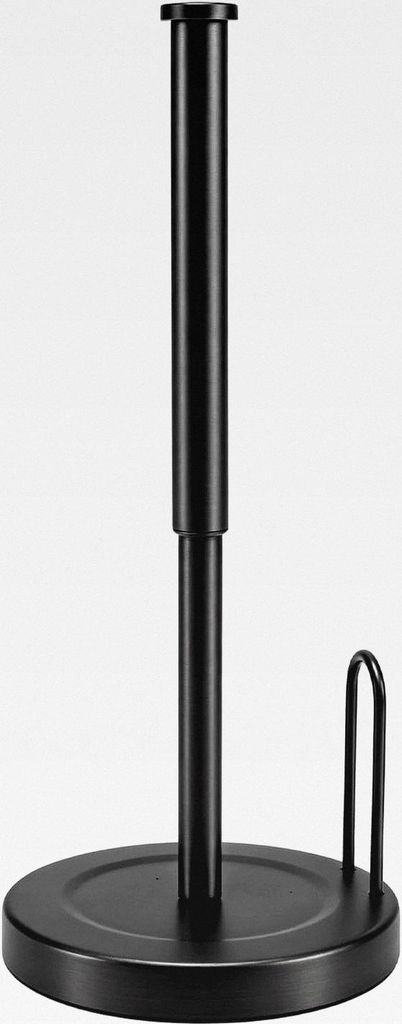 Küchenrollenhalter Stehend Edelstahl Skalierbar Papierrollenhalter mit Kippschutzarm Küchenrollenstände Küchenpapierhalter für Küchen, Badezi...