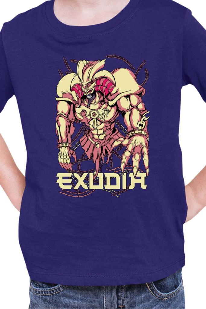 Kinder T-Shirt Japan Manga Anime Comics Yu Gi 028, / Dunkelblau