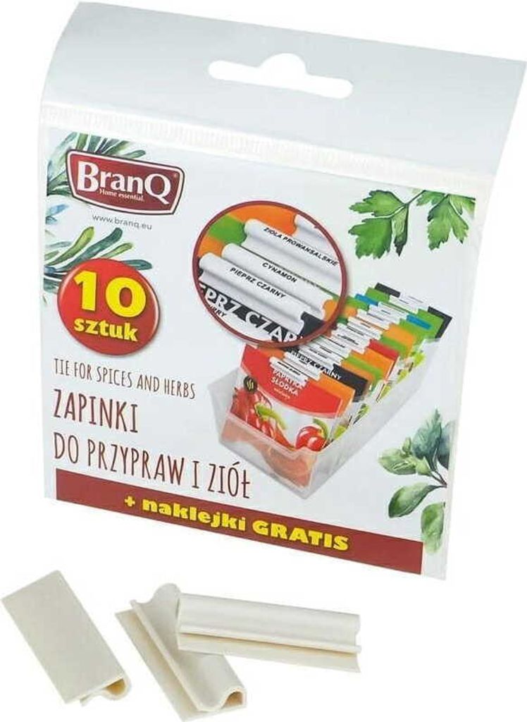 Klipsy do przypraw i ziół kpl. 10 szt. 1645 BranQ Zdjęcie produktu 