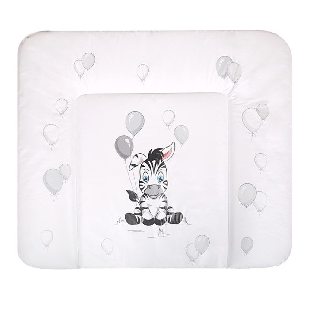 Prebaľovacia podložka mäkká New Baby Zebra biela 85x70 Obrázok produktu 