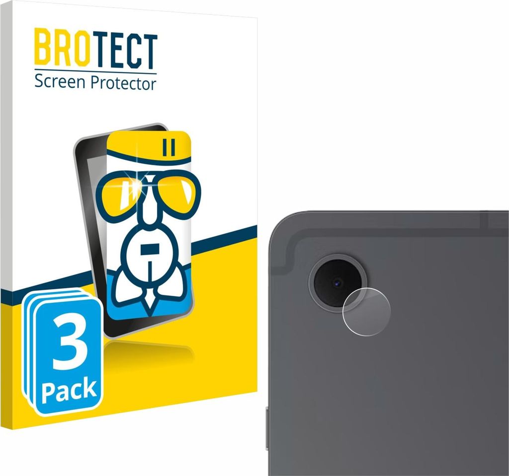 3x BROTECT Schutzglas für Samsung Galaxy Tab S10 Lite 5G (NUR Kameraschutz) Schutzfolie Panzer Folie Glas Display Schutz klar