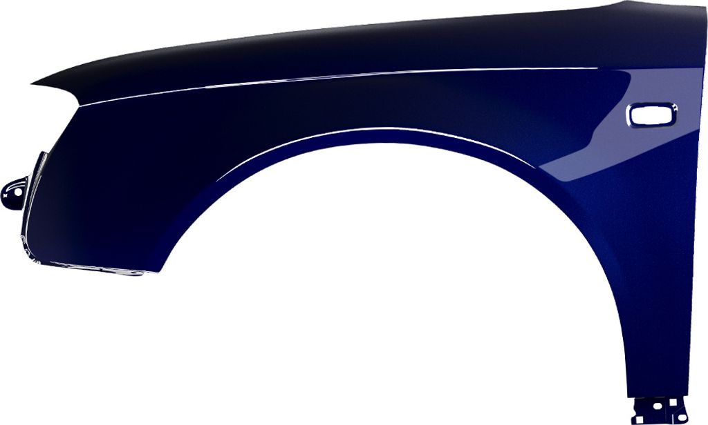 BLU Spatbord geschikt voor Audi A4 B7 LZ5J Links Blauw Productafbeelding 