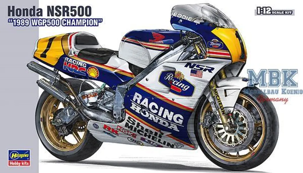 Honda NSR500 1989 Hasegawa 1/12 Maquette de Course Haute Précision BK4