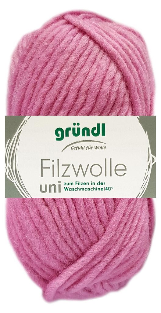 Gründl Filzwolle uni,Waschfilzen,100%Schurwolle,50g/50m,NS Produktbild 