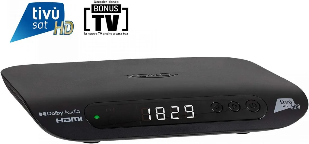Récepteur TV Satellite Full HD Xoro HRS 8830 Noir avec Connexion Ethernet