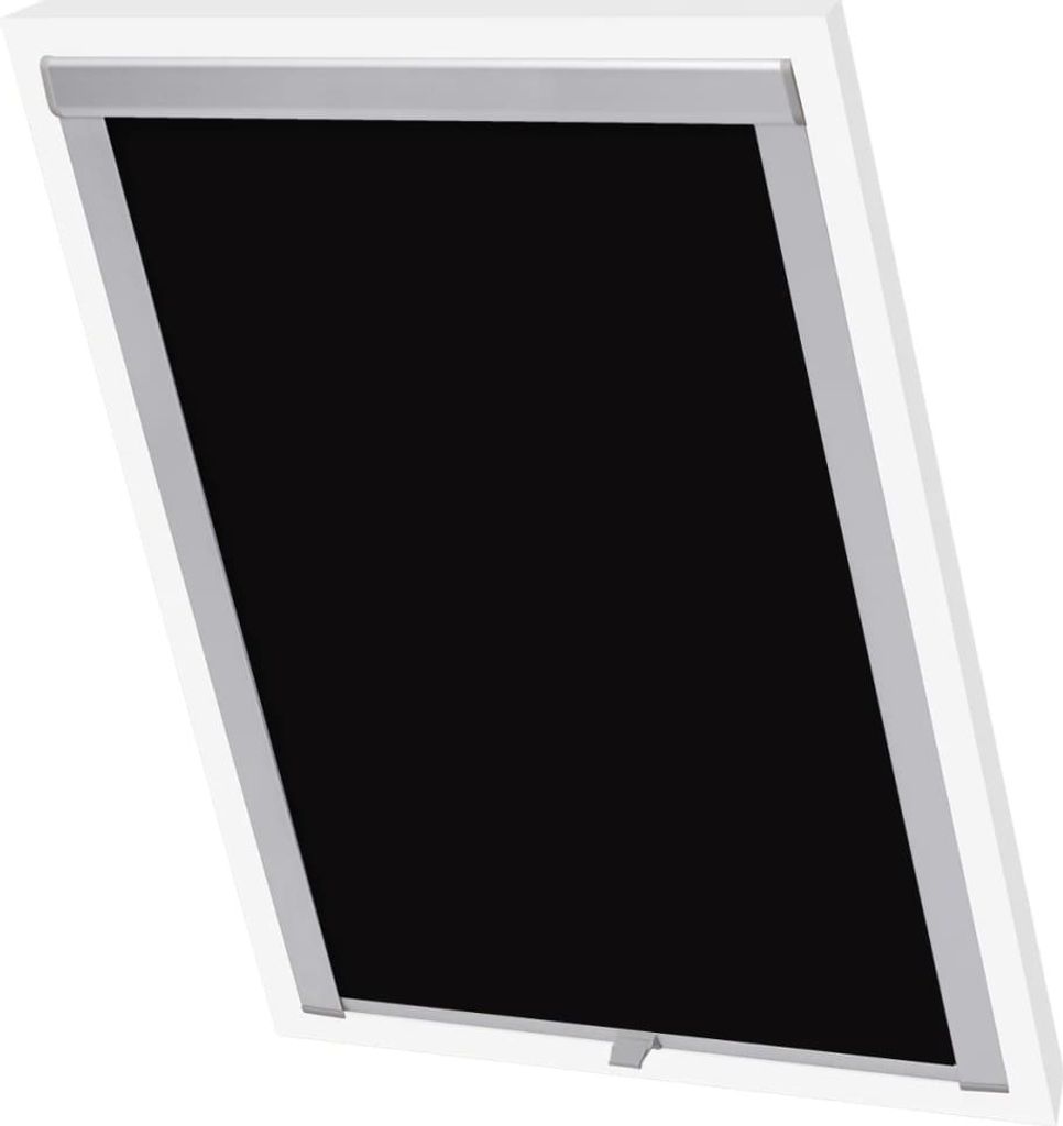vidaXL Tenda a rullo oscurante nera FK06 Immagine del prodotto 