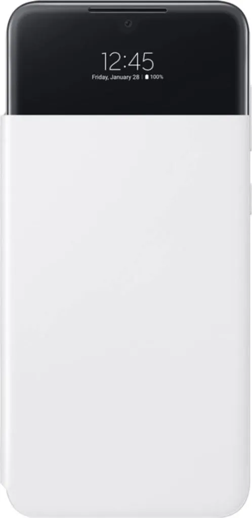 Évitez les Rayures avec l'Étui Portefeuille Samsung Blanc Galaxy A33 5G
