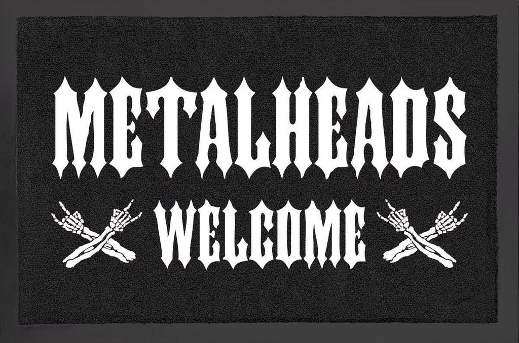 Fußmatte Metalheads Welcome - Fußmatten