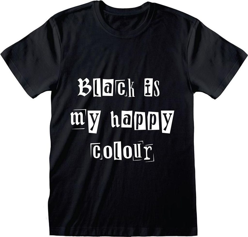 Something Different - "Black Is My Happy Colour" T-Shirt für Herren/Damen Uni SD10142 (S) (Schwarz)