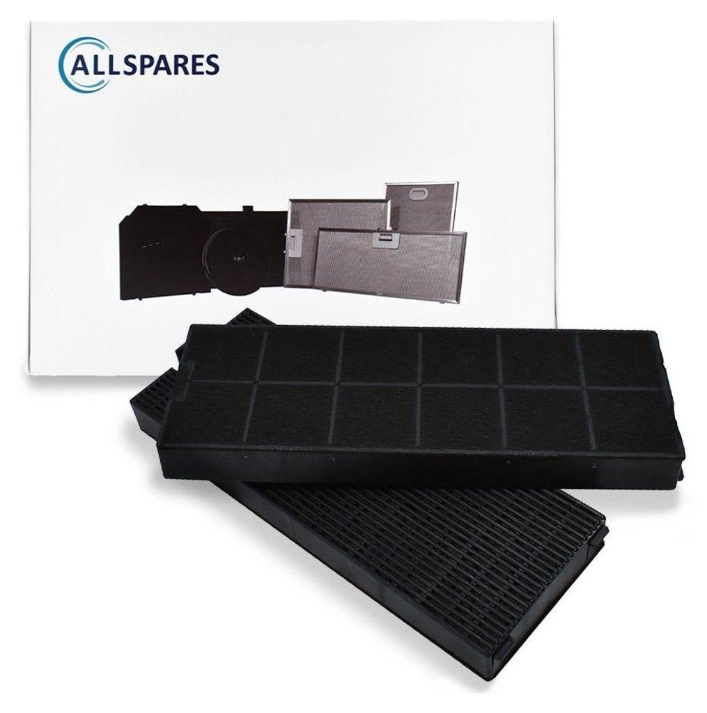 AllSpares Aktivkohlefilter (x2) für Dunstabzugshauben geeignet für Refsta K26,