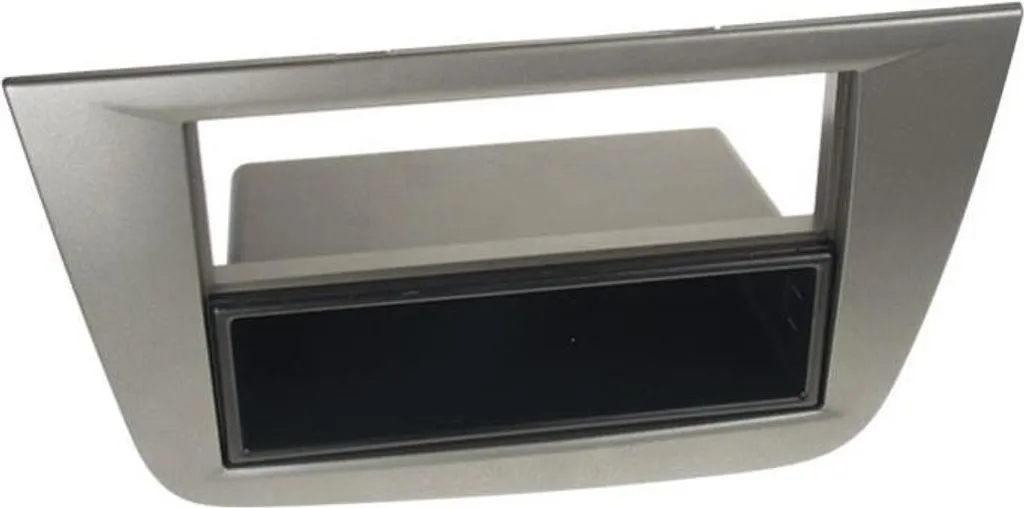 Mascherina Autoradio SEAT Altea e Toledo - Kit Montaggio 1/2 DIN Nero