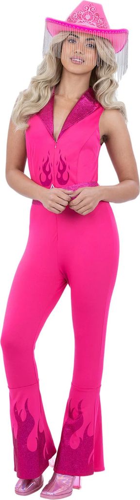 Smiffys - "Glamorous" Jumpsuit - Damen SM3145 (S) (Pink)
