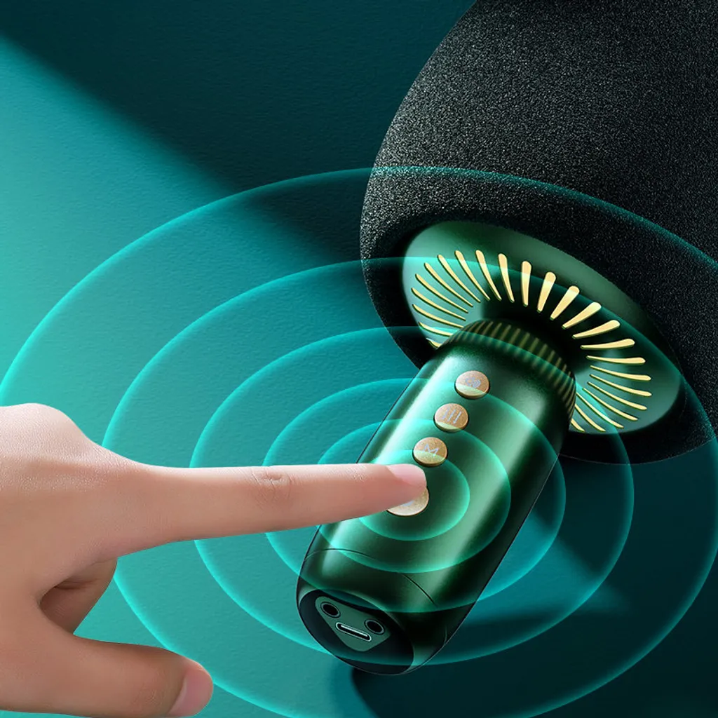 Microphone de Karaoké Bluetooth avec Haut-parleur Intégré Joyroom