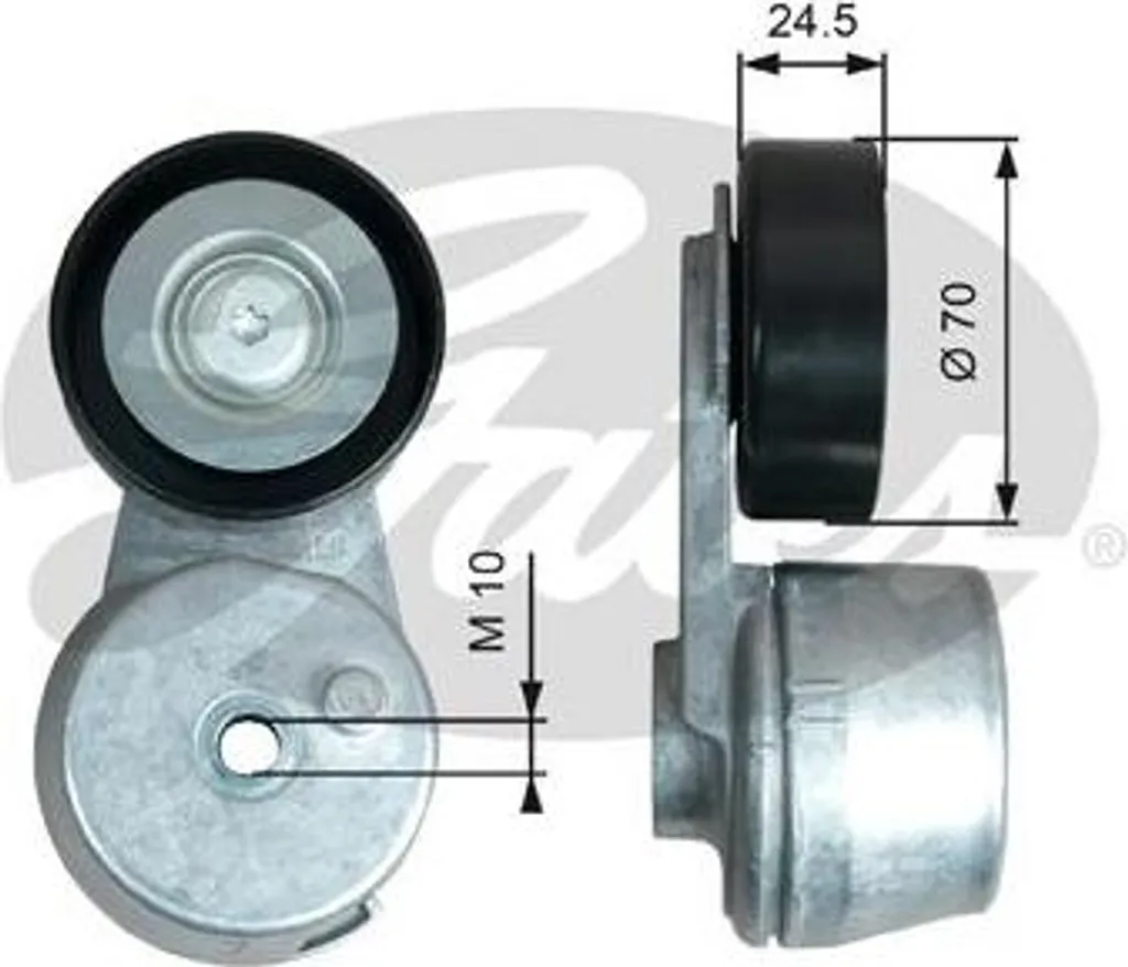 Tendeur de courroie Gates T39375 OE 12638689 pour Opel Mokka et Astra K