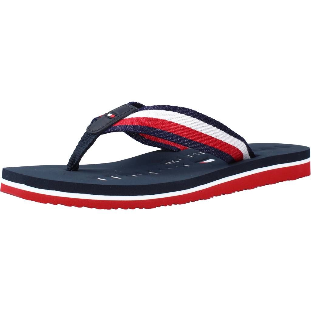 Chanclas Mujer TOMMY HILFIGER TOMMY RIBBON FLAT BEACH COLOR Blau DW5DESE