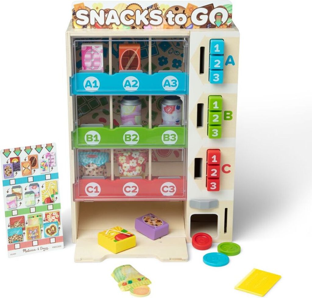 Melissa & Doug Snack-Automat Verkaufsautomat Kaufläden