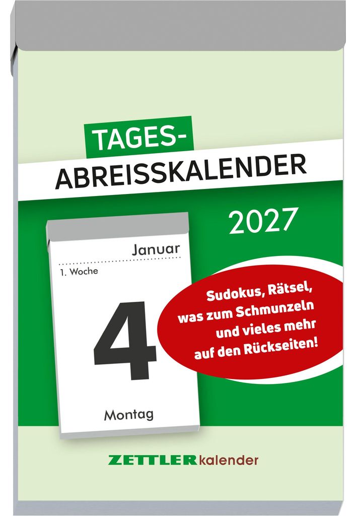 Tagesabreißkalender L 2027 Produktbild 