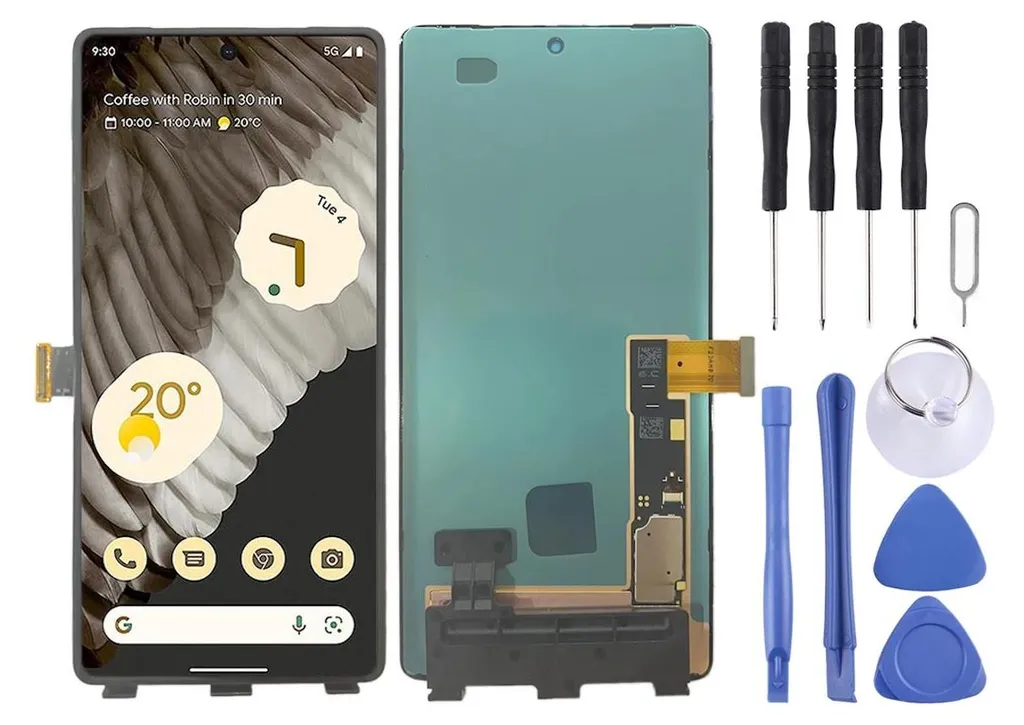 Écran OLED Google Pixel 7 Pro Haute Définition avec Numériseur Tactile