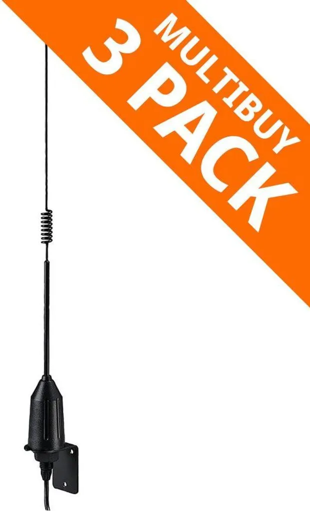 Antenne VHF noire 0.5m Raider Shakespeare YRR ultra-résistante