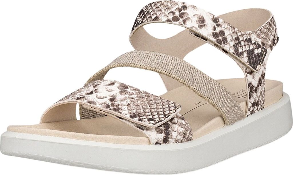 Ecco ECCO Sandale Flowt W Weiß | Braun Braun 39