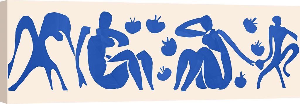 Kunstdruck auf Leinwand - Henri Matisse, Femmes et Singes (Frauen und Affen) - 100x35 cm