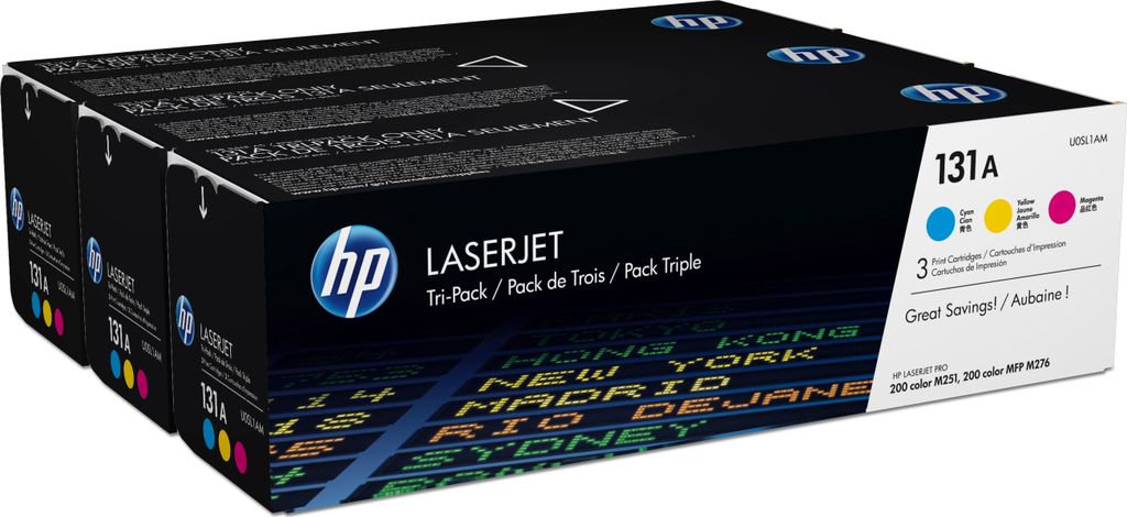 Original Toner No. 131A für hp LaserJet Pro M251N Multipack