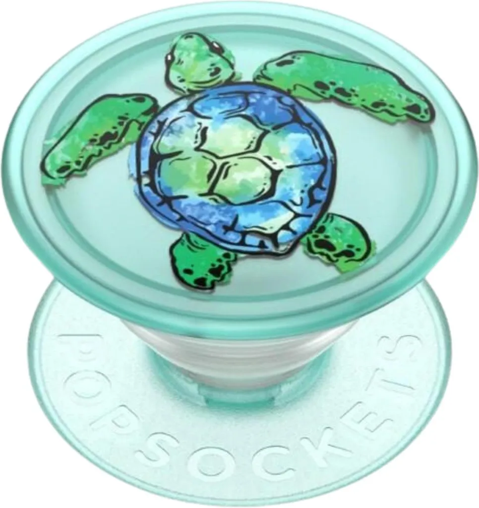 PopSockets PopGrip Adesivo Con Design Acquerello Verde Acqua - Maniglia E Supporto Per Telefono, Intercambiabile - 4