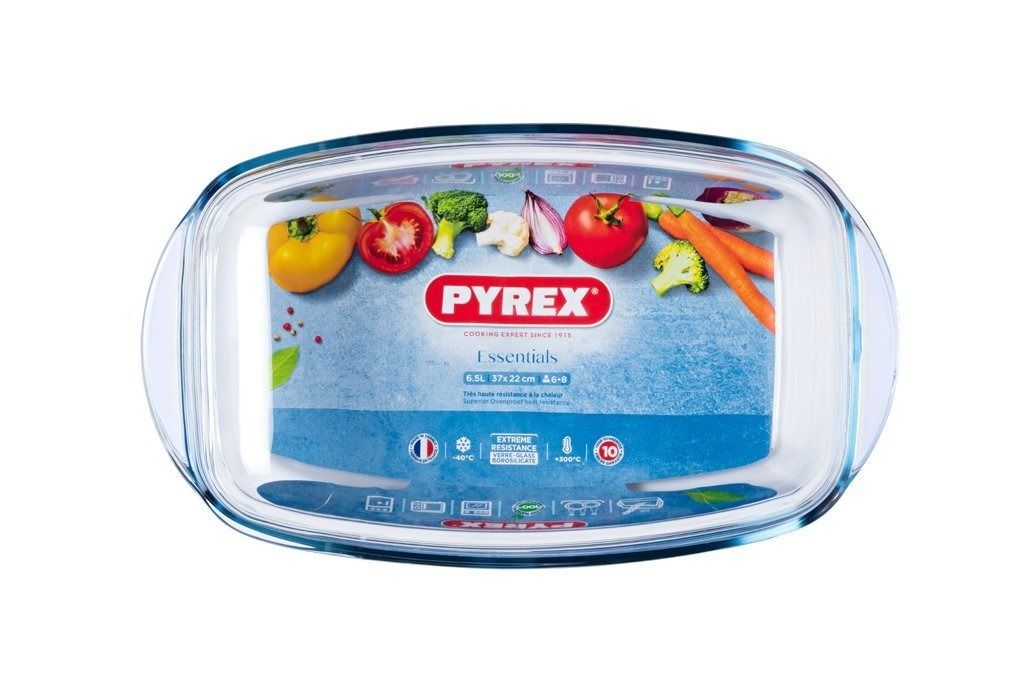 PYREX Kasserolle eckig, 4,4 l, mit 2,3 l Deckel, Höhe: 150 Produktbild 8