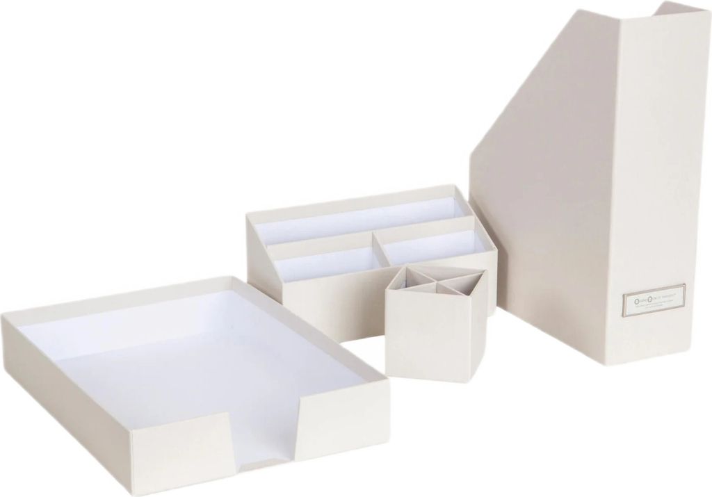 Bigso Box of Sweden Hugo 4-teiliges Büro-Organisationsset