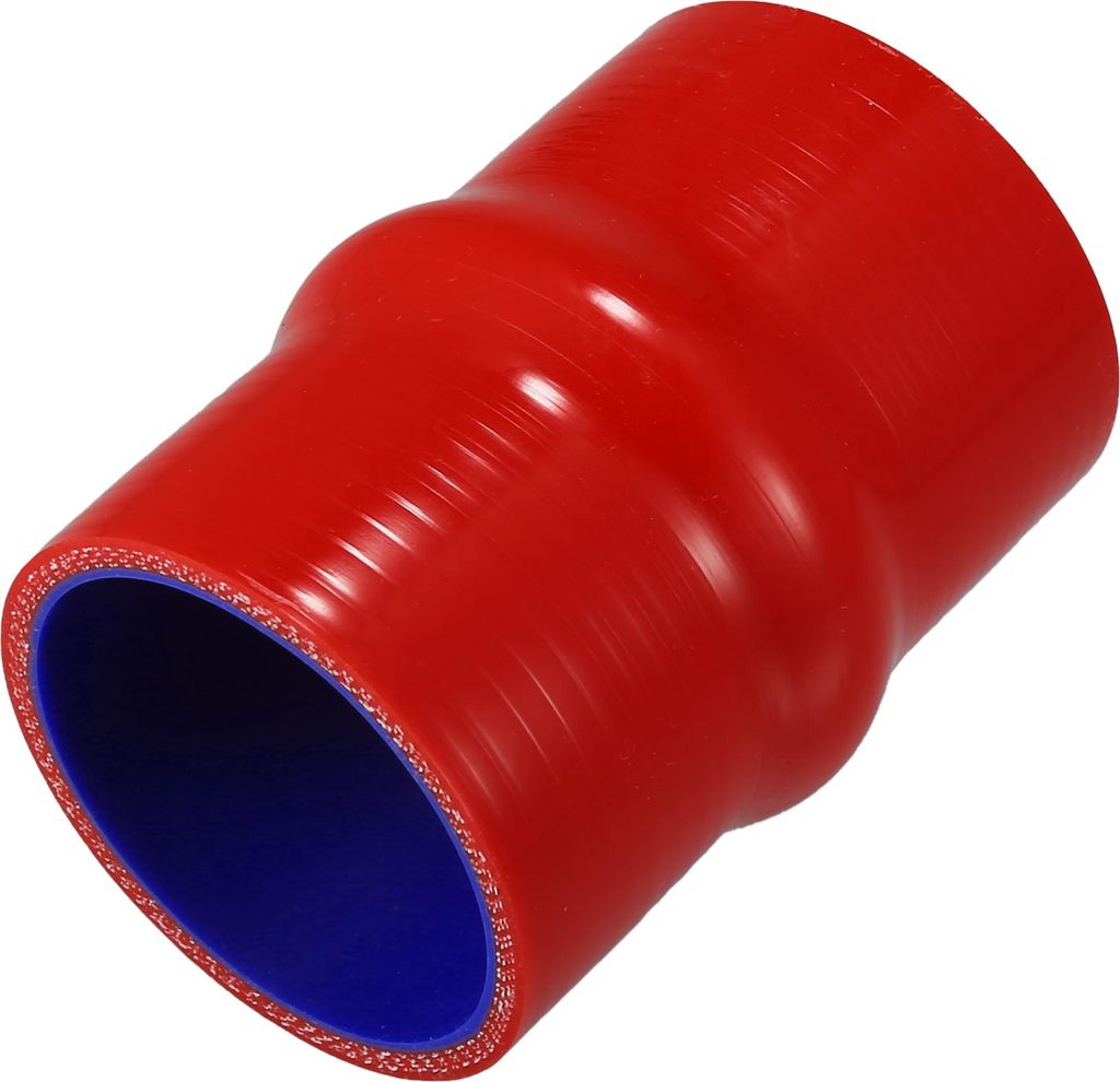1 Stück 60mm/2,36" 102mm/4,02" Länge Rotes Blaues Auto Silikonschlauch Hump Schlauch Kühlmittelschlauch Universal