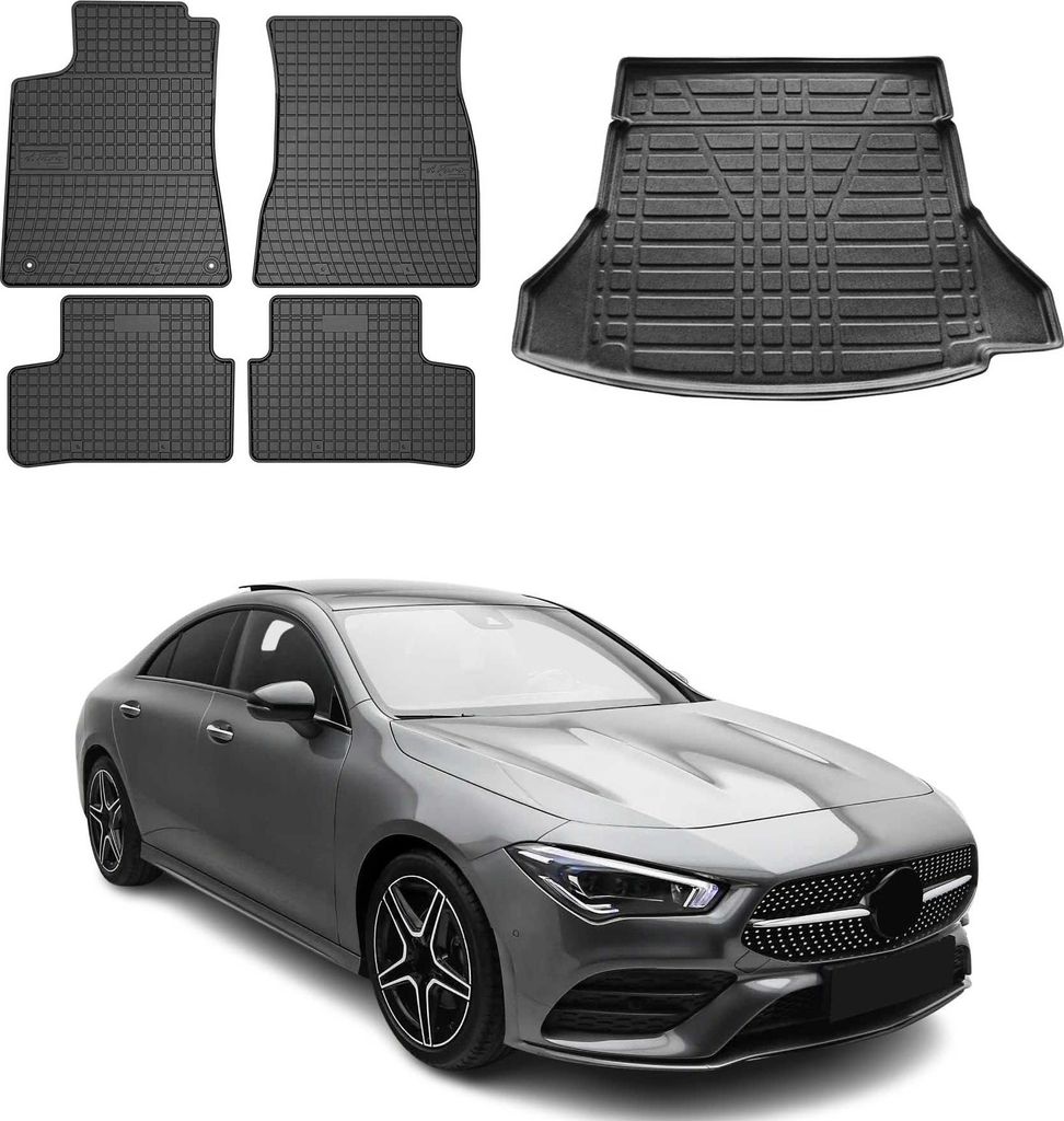 Fußmatten & Kofferraumwanne Set für Mercedes CLA C118 Immagine del prodotto 