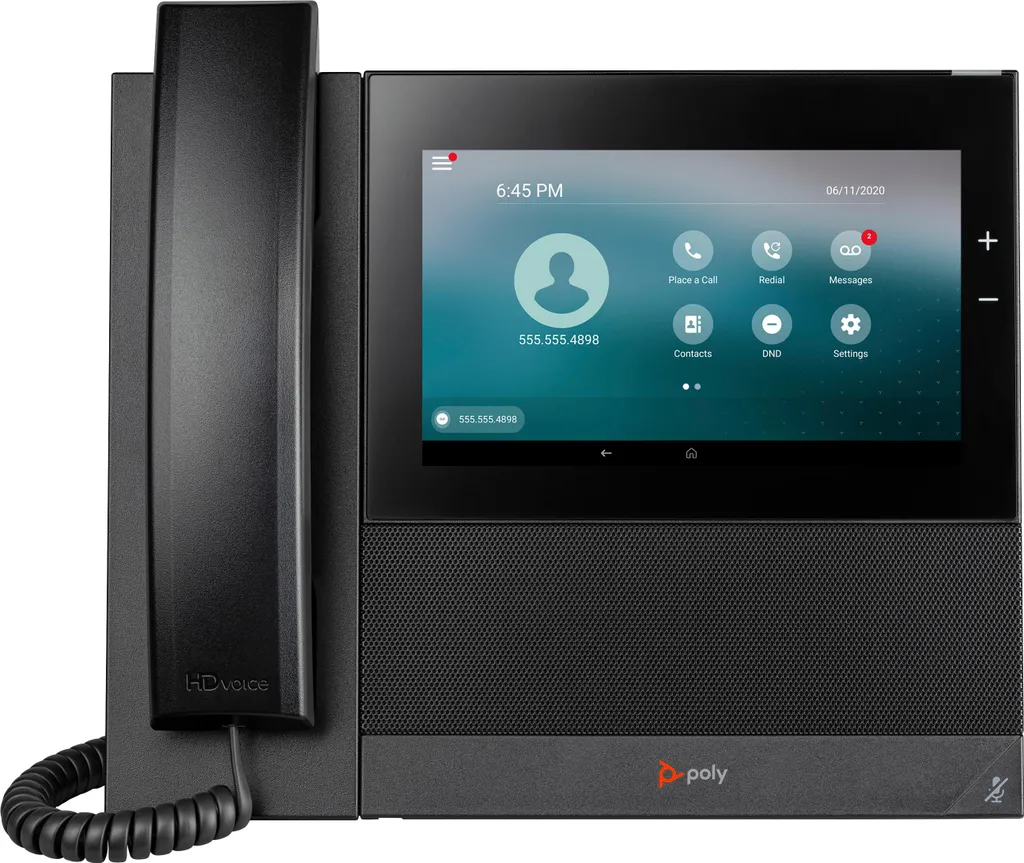 Poly CCX 600 Téléphone Multimédia Professionnel avec Écran Tactile 7"