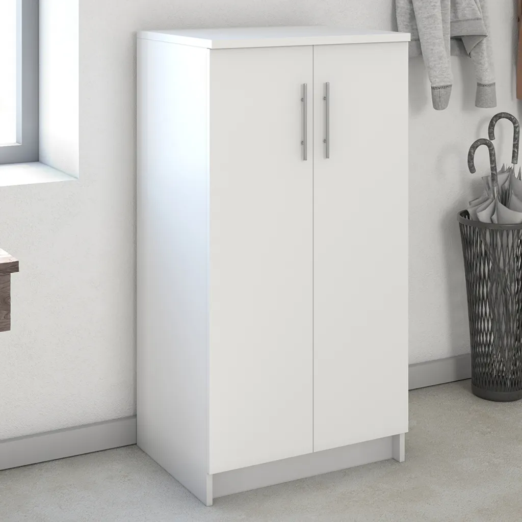 Scarpiera Bianca Vicco Dalia 56x108x40 cm - Mobile Ingresso 7 Ripiani