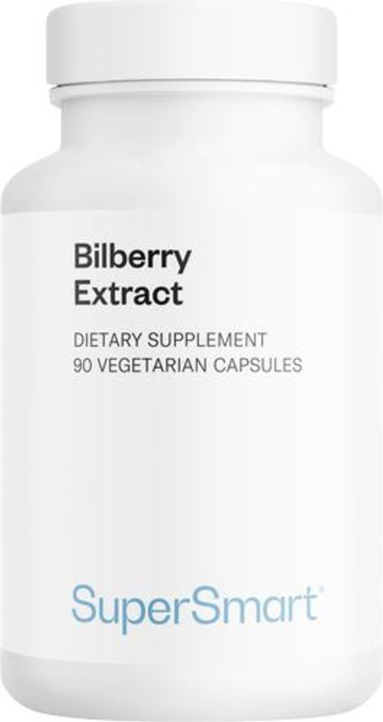 SuperSmart Bilberry Extract Dietary Supplement - 90 Vegi-Kaps