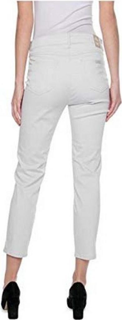 Toni Damen Slim Fit Jeans in Hellgrau mit klassischem Fünf-Taschen-Design