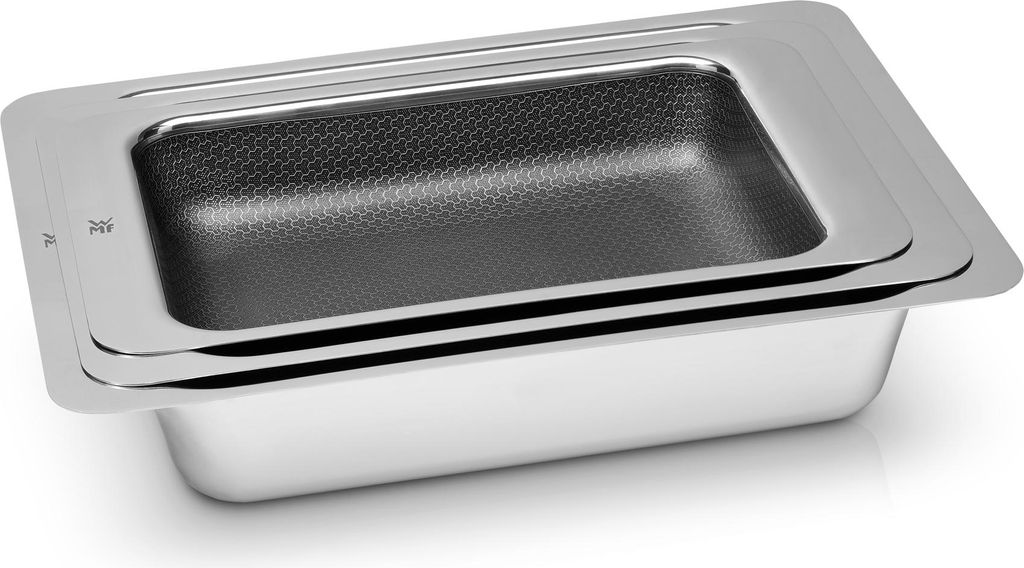 WMF Profi Resist, Rechteckig, Aluminium, Edelstahl, Schwarz, Edelstahl, 180 - 260 °C, 3 Stück(e)